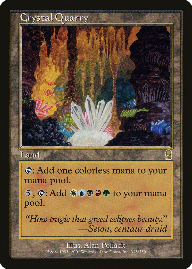 マジックザギャザリング MTG 無色 水晶の採石場 ODY-