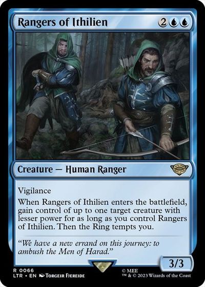 マジックザギャザリング MTG 青 イシリアンのレンジャー LTR-66 レア 【中古】