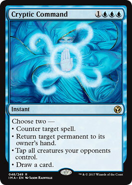 マジックザギャザリング MTG 青 謎めいた命令 IMA-48 レア 【中古】