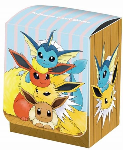 ポケモンカード デッキケース　くっつきなかよしイーブイたち 【中古】