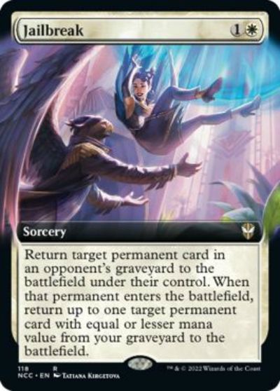 マジックザギャザリング MTG 白 脱獄(拡張) NCC-118 レア 【中古】