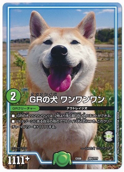 デュエルマスターズ GRの犬 ワンワ