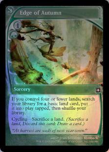 マジックザギャザリング MTG 緑 秋の際 FUT-144 コモン Foil 【中古】