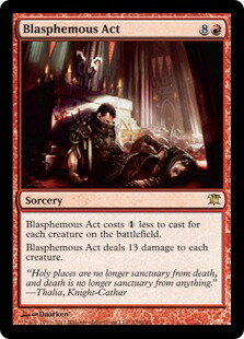 マジックザギャザリング MTG 赤 冒涜の行動 ISD-130 レア 【中古】