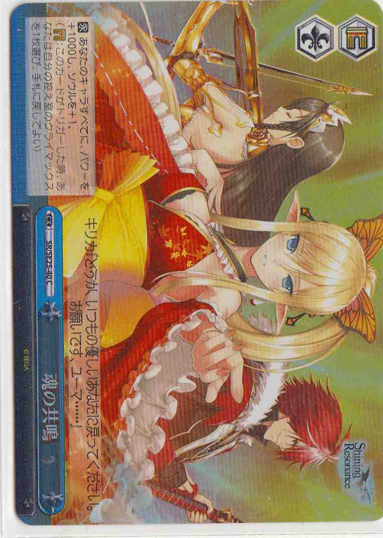 魂の共鳴 (Foil) SR/SE25-40 C 【中古】