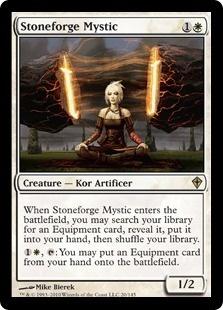 マジックザギャザリング MTG 白 石鍛冶の神秘家 WWK-20 レア 【中古】