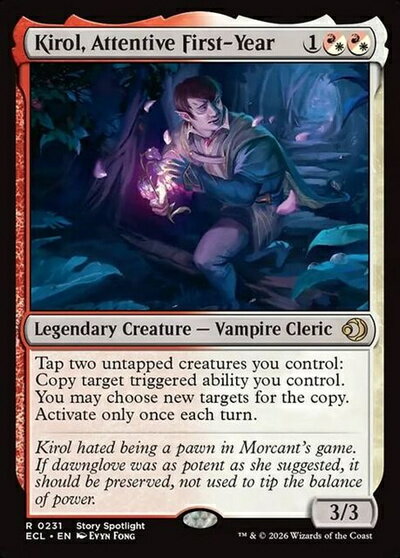 乐天商城 - マジックザギャザリング MTG 金(多色) 注意深い一年生、キーロル ECL-231 レア 【中古】