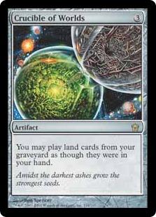 マジックザギャザリング MTG 茶 世界のるつぼ 5DN-114 レア 【中古】