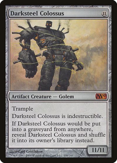 マジックザギャザリング MTG 茶 ダークスティールの巨像 M10-208 神話レア 【中古】