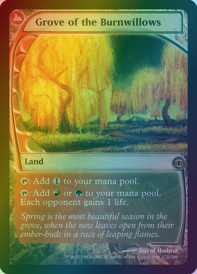 マジックザギャザリング MTG 無色 燃え柳の木立ち FUT-176 レア Foil 【中古】