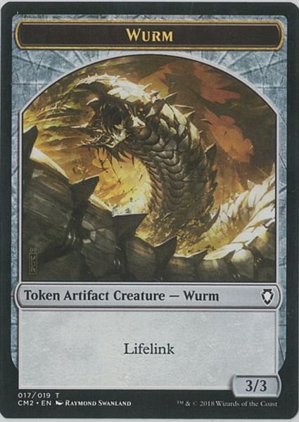 乐天商城 - マジックザギャザリング MTG ワームとぐろエンジン ワームトークン（絆魂） CM2-17 コモン 【中古】