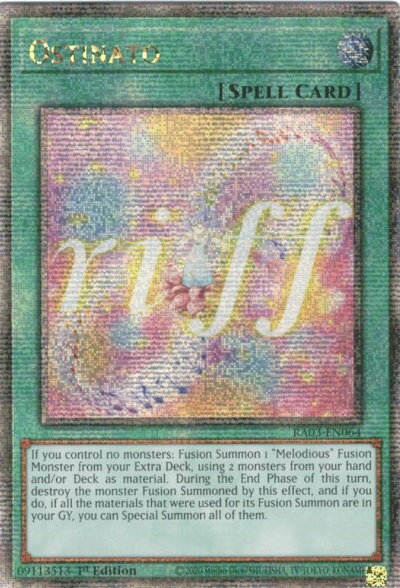 遊戯王 オスティナート 英語版 1st RA03-EN064 Quarter Century Secret RA03-EN064 クォーターセンチュリーシークレット 【中古】