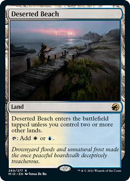マジックザギャザリング MTG 無色 さびれた浜 MID-260 レア 【中古】