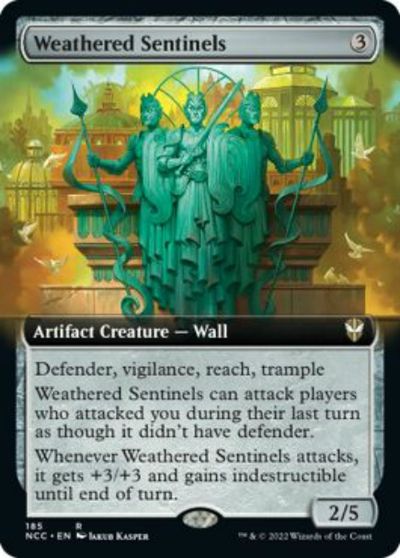 マジックザギャザリング MTG 無色 雨ざらしの番兵(拡張) NCC-185 レア 【中古】