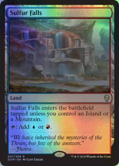 マジックザギャザリング MTG 無色 硫黄の滝 DOM-247 レア Foil 【中古】