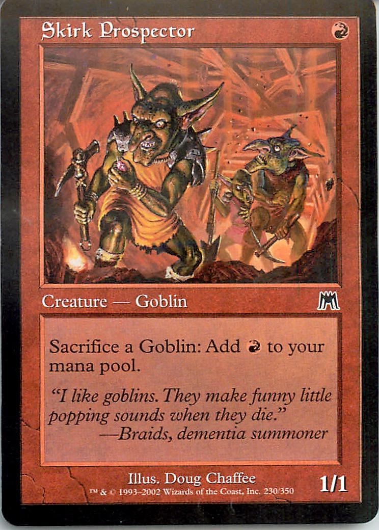 マジックザギャザリング MTG 赤 スカークの探鉱者 ONS-230 コモン 【中古】