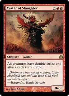 マジックザギャザリング MTG 赤 殺戮の化身 CMD-111 レア 【中古】