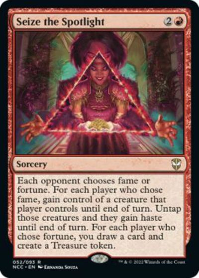 マジックザギャザリング MTG 赤 注目の捕縛 NCC-52 レア 【中古】