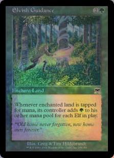 マジックザギャザリング MTG 緑 エルフの案内 ONS-255 コモン Foil 【中古】
