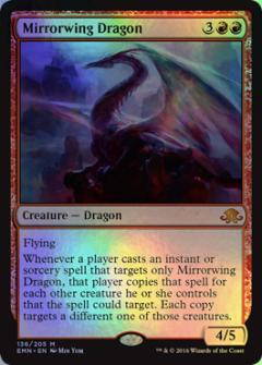 乐天商城 - マジックザギャザリング MTG 赤 鏡翼のドラゴン EMN-136 神話レア Foil 【中古】