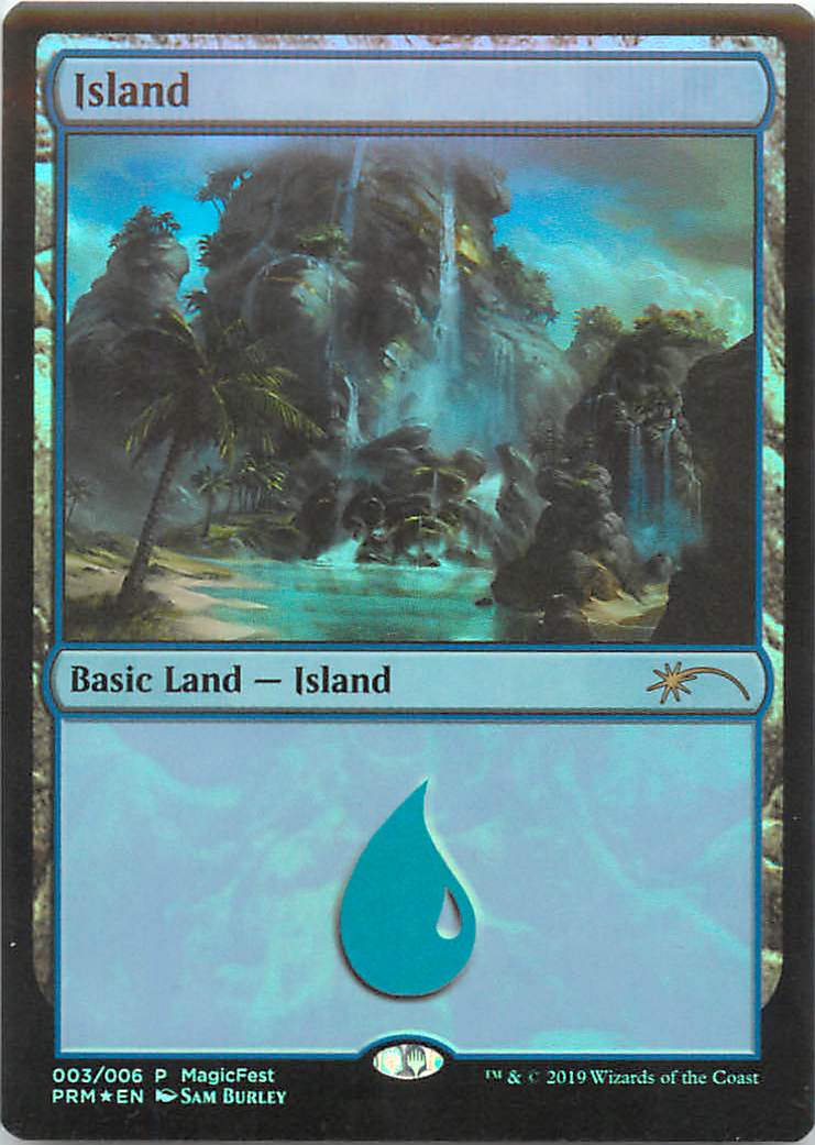 乐天商城 - マジックザギャザリング MTG 島 PRM-3 PROMO プロモ Foil 【中古】