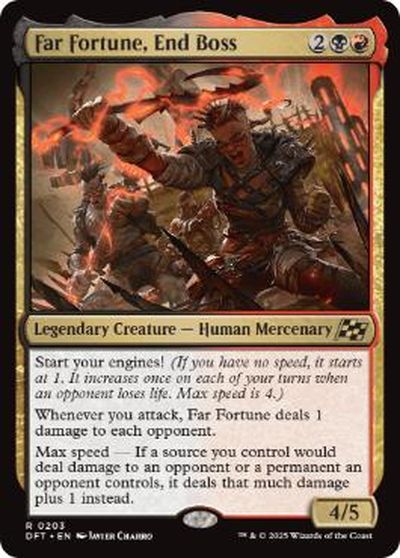 マジックザギャザリング MTG 金(多色) エンドの首領、ファー・フォーチュン DFT-203 レア 【中古】