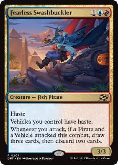 マジックザギャザリング MTG 金(多色) 不敵な剣客 DFT-204 レア 【中古】