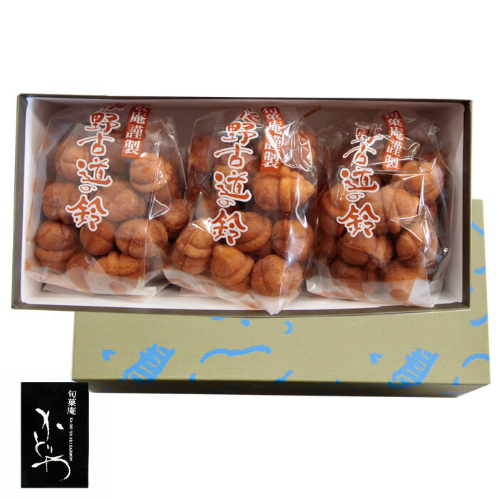 【旬菓庵かどや】　鈴焼　（熊野古道の鈴）　3袋入のサムネイル