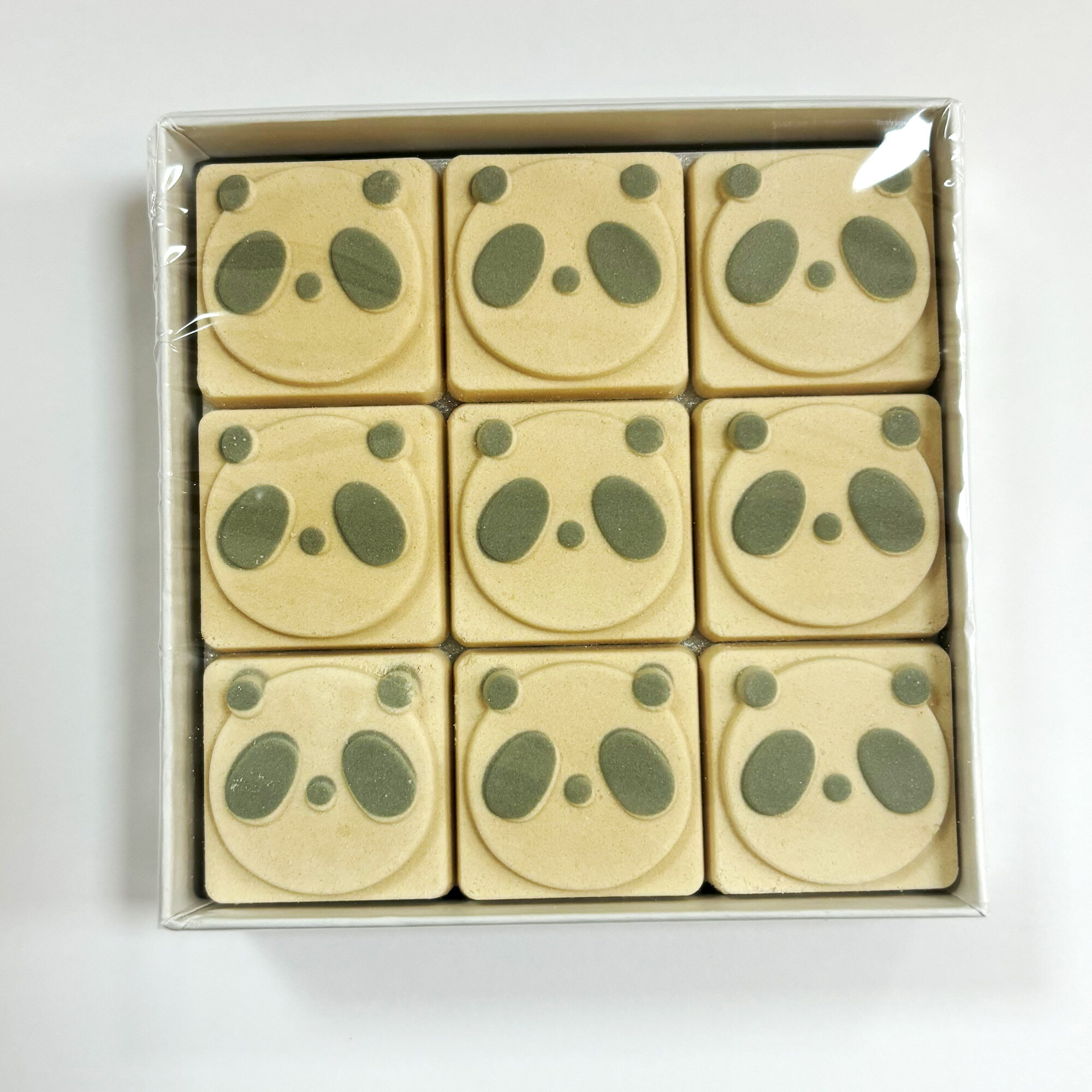 旬菓庵かどや　千代箱パンダ　9個入　砂糖菓子とれとれ市場限定商品