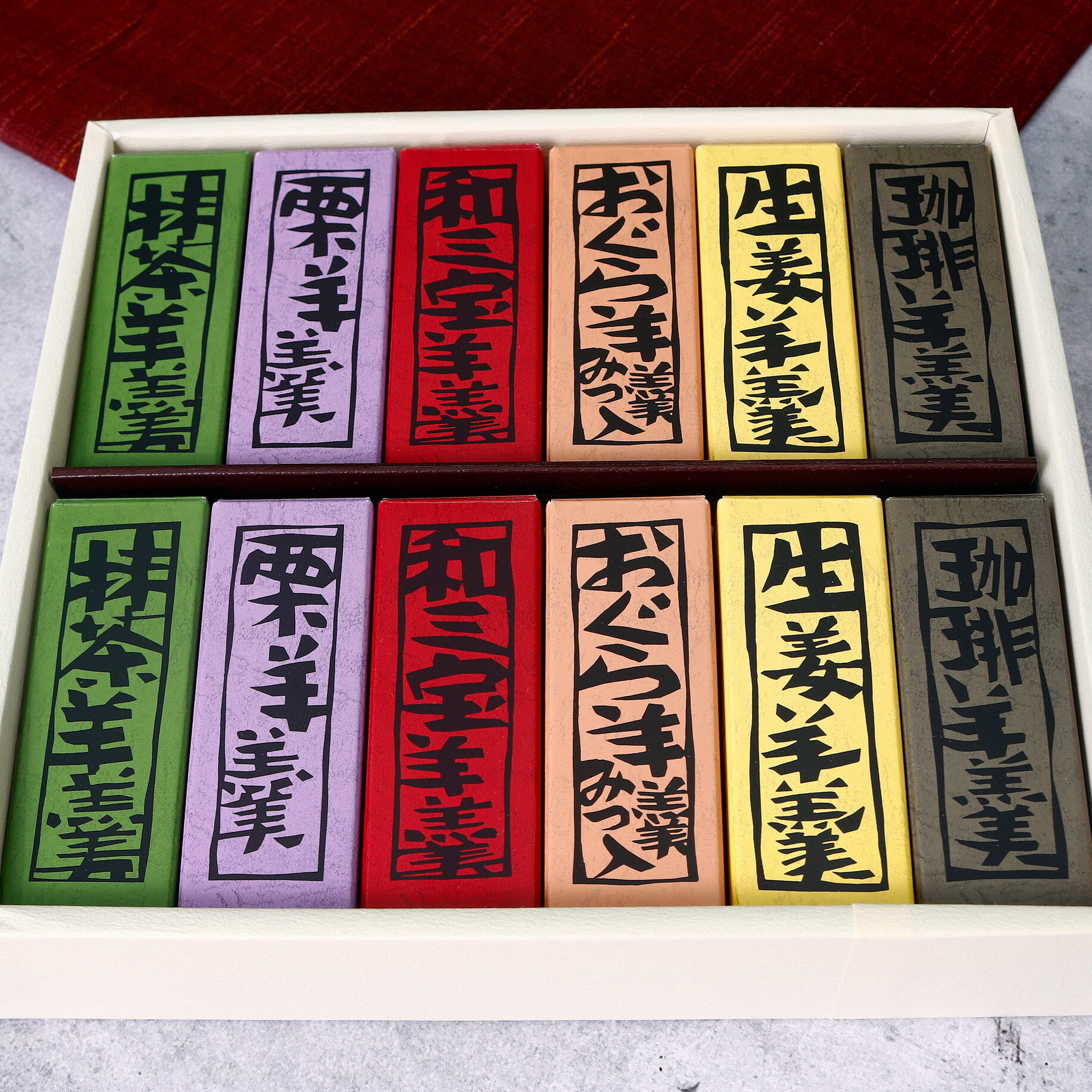 一口羊羹　12本入6種類×2本