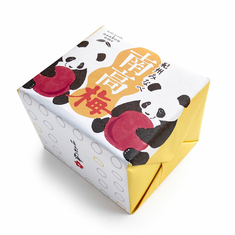 ぷらむ工房 紀州みなべ南高梅　はちみつ梅100gパンダパッケージ