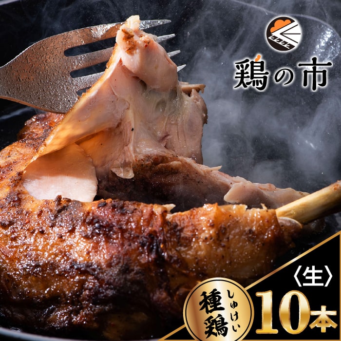 鶏の市 骨付鳥 骨付き鶏　種鶏　10本〈生〉 冷凍 個包装 国産 鶏肉 自家製 お取り寄せ さぬき名物 香川 おつまみ