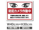 【防犯カメラ作動中】W400mm×H300mm 不法投棄 監視カメラ 作動中 監視中 24時間 録画中 屋外 オーダー セキュリティ看板 不法投棄厳禁!エトセトラ 屋外ゴミ捨て迷惑行為防止対策 私有地 マンション管理 camera-310