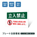 【立入禁止】立ち入り禁止 立入禁止 看板 案内板 標識 注意看板 看板 サイズ選べる 長方形 横看板 オーダー 屋外 オリジナル看板 屋外対応 プレート看板 店舗看板 ks-05