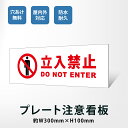 【立入禁止】W300mm×H100mm 立ち入り禁止 立入禁止 看板 案内板 標識 注意看板 看板 サイズ選べる 長方形 横看板 オーダー 屋外 オリジナル看板...