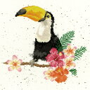 Bothy Threads クロスステッチ刺繍キット 「Toucan Of My Affection」 XHD21 ボシースレッズ 【取り寄せ/納期40〜80日程度】 オオハシ 鳥