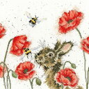 Bothy Threads クロスステッチ刺繍キット "Let It Bee" XHD86 (レット・イット・ビー/蜂と兎) ボシースレッズ 【海外取り寄せ/納期40~80日程度】