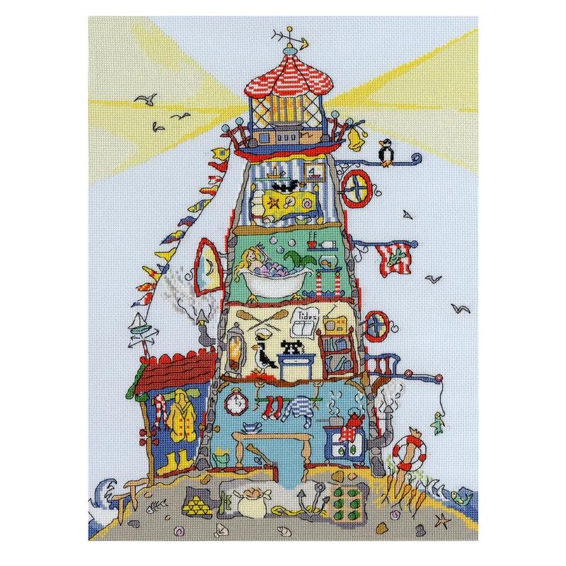Bothy Threads クロスステッチ刺繍キット 「Cut Thru' Lighthouse」 XCT1 灯台 ボシースレッズ 
