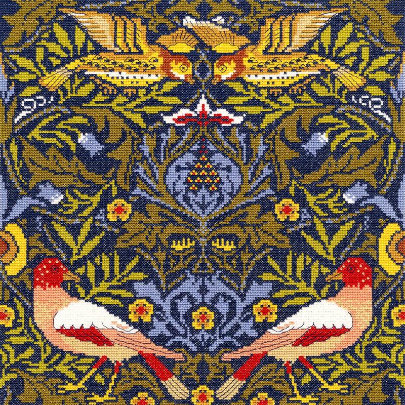 Rakuten - Bothy Threads クロスステッチ刺繍キット 「Bird」 William Morris XAC2 ボシースレッズ ウィリアム・モリス 【海外取り寄せ/納期40〜80日程度】