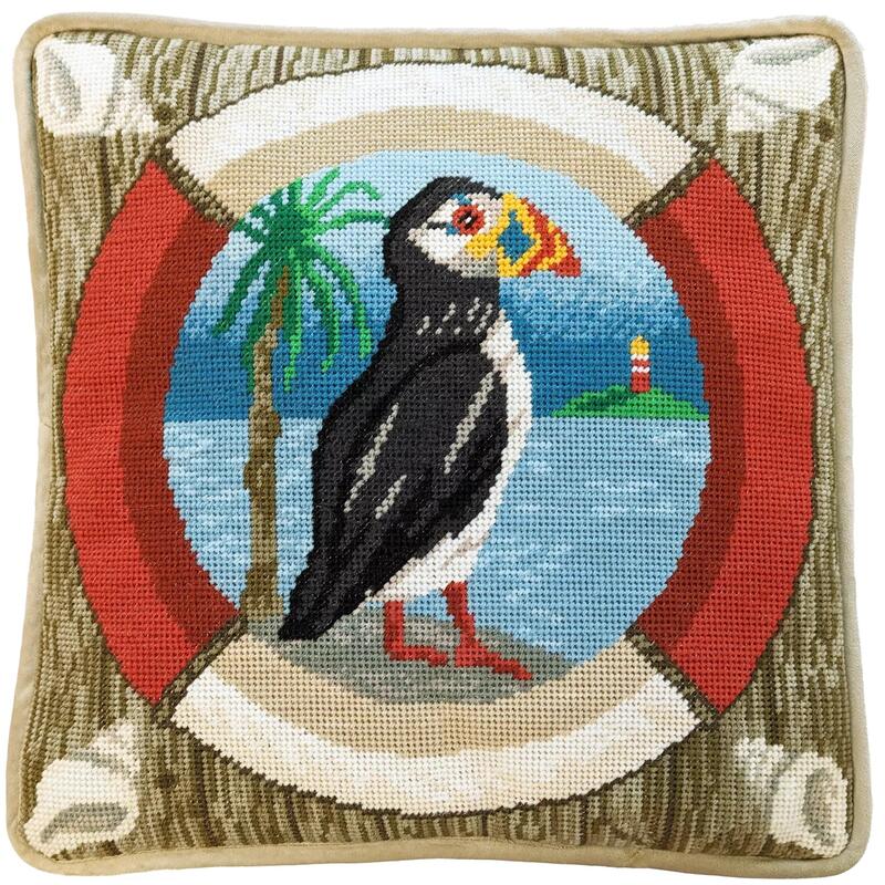 Bothy Threads タペストリー刺繍キット "Land Ho Tapestry" TVW2 (クッション約35cm角) ボシースレッズ 【海外取り寄せ/納期40～80日程度】