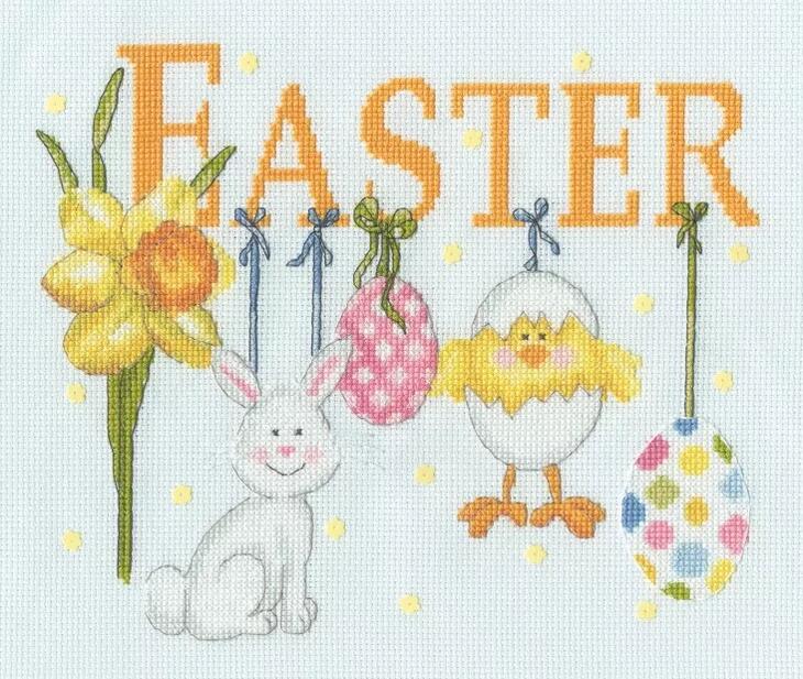 Bothy Threads クロスステッチ刺繍キット "It Must Be Easter" XKTB24 (イースター) ボシースレッズ 【海外取り寄せ/納期40～80日程度】