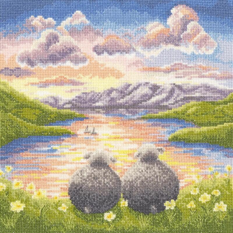 Bothy Threads クロスステッチ刺繍キット "Love and Light" (ラブアンドライト) XLP3 ボシースレッズ 【海外取り寄せ/納期40～80日程度】