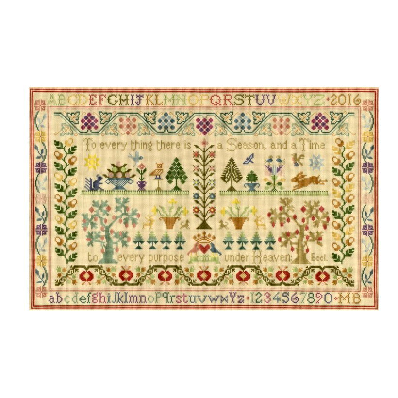 Rakuten - Bothy Threads クロスステッチ刺繍キット 「Season and Time」 Moira Blackburn Samplers XS5 サンプラー ボシースレッズ 【海外取り寄せ/納期40〜80日程度】