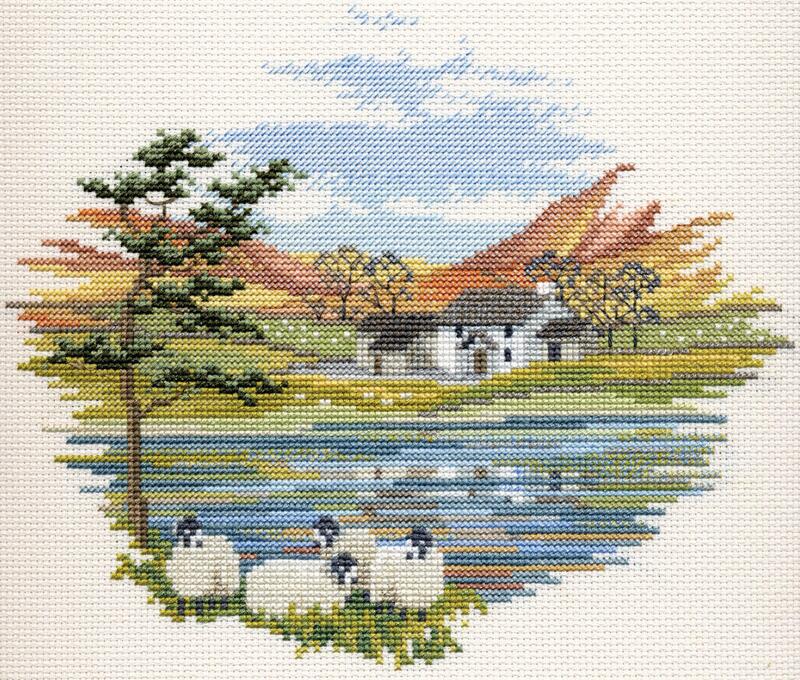 Bothy Threads クロスステッチ刺繍キット 「Countryside - Lakeside Farm」 CON08 (カントリーサイド / レイクサイドファーム) ボシースレッズ 【海外取り寄せ/納期40〜80日程度】