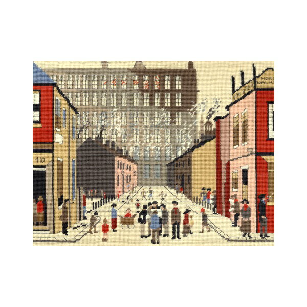 Rakuten - Bothy Threads クロスステッチ刺繍キット 「Street Scene Tapestry」 TLC9 (ストリート・シーン・タペストリー) L.S Lowry and Lowry Style ボシースレッズ 【海外取り寄せ/納期40〜80日程度】