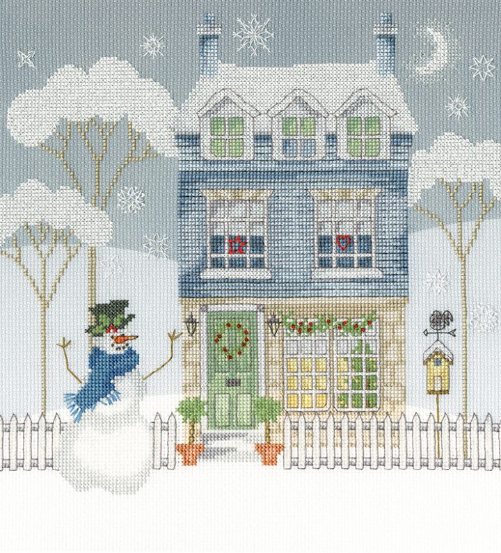 Bothy Threads クロスステッチ刺繍キット "Home For Christmas" XKTB5 (ホーム・フォー・クリスマス) ボシースレッズ 【海外取り寄せ/納期40～80日程度】