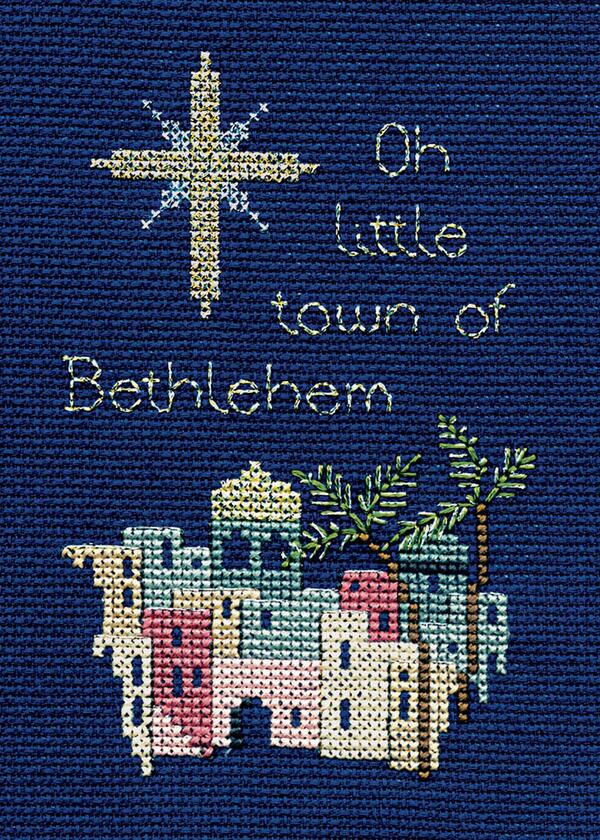 Bothy Threads クロスステッチ刺繍キット 「Christmas Card - Bethlehem」 CDX05 (ベツレヘム) ボシースレッズ 【海外取り寄せ/納期40〜80日程度】