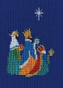 Bothy Threads クロスステッチ刺繍キット 「Christmas Card - Three Kings」 CDX12 (三人の王) ボシースレッズ 【海外取り寄せ/納期40〜80日程度】