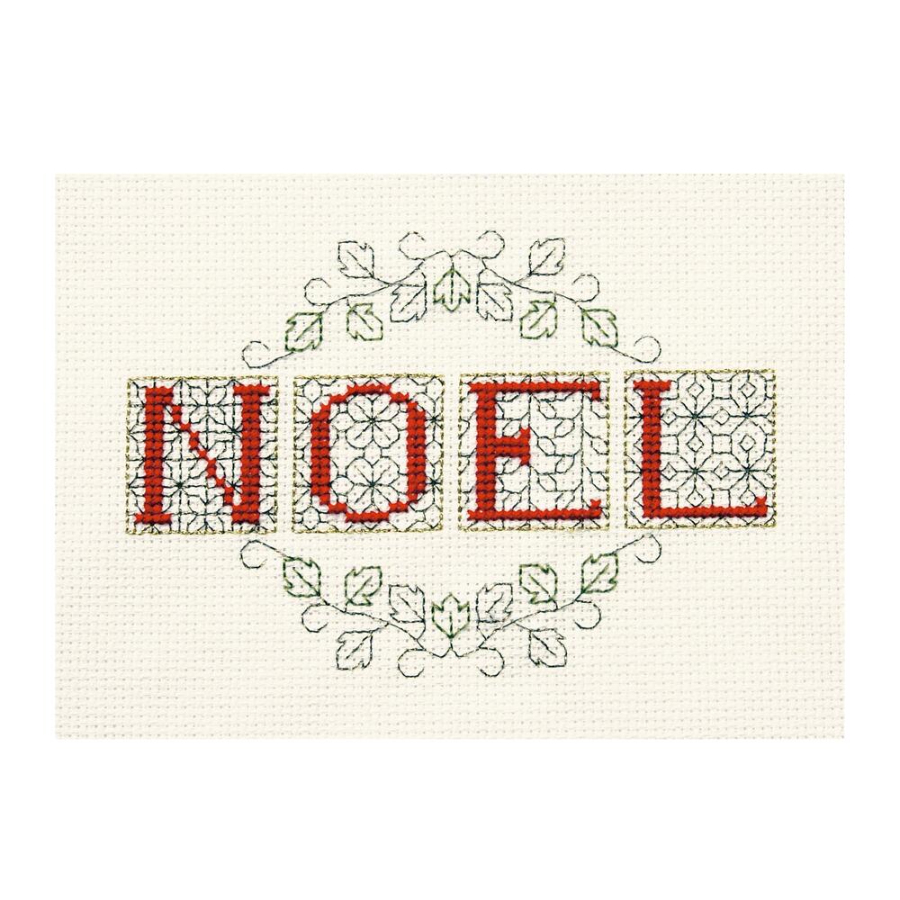 Bothy Threads クロスステッチ刺繍キット 「Christmas Card - Noel」 CDX19 (ノエ...