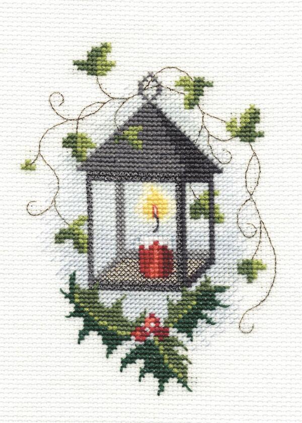 乐天商城 - Bothy Threads クロスステッチ刺繍キット 「Christmas Card - Lantern」 CDX25 (ランタン) ボシースレッズ 【海外取り寄せ/納期40〜80日程度】
